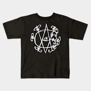 Dark and Gritty Agassou Voodoo Veve Kids T-Shirt